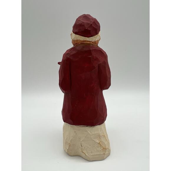 Carvin’ Copies Cardinal Clergy with Red Bird Figurine 7” USA Signed Jung 1992 - Picture 5 of 9